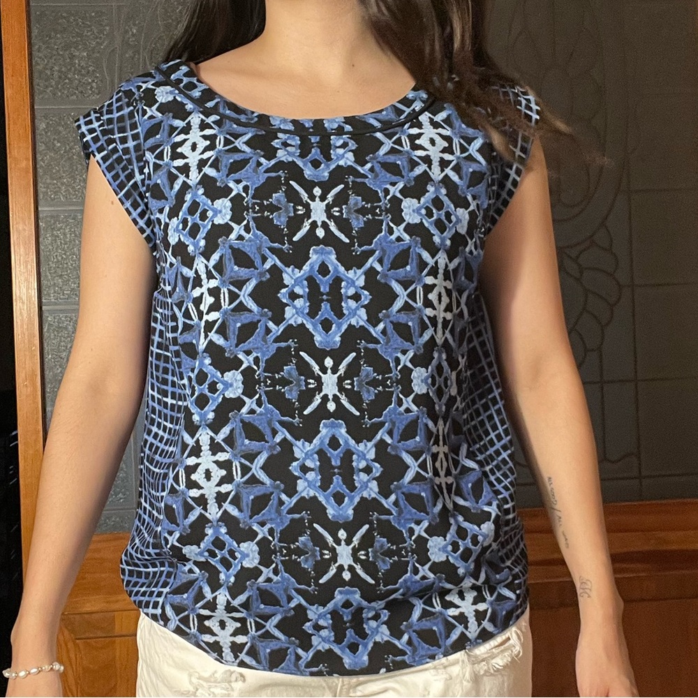 BLUE PRINT TOP FOREVER21